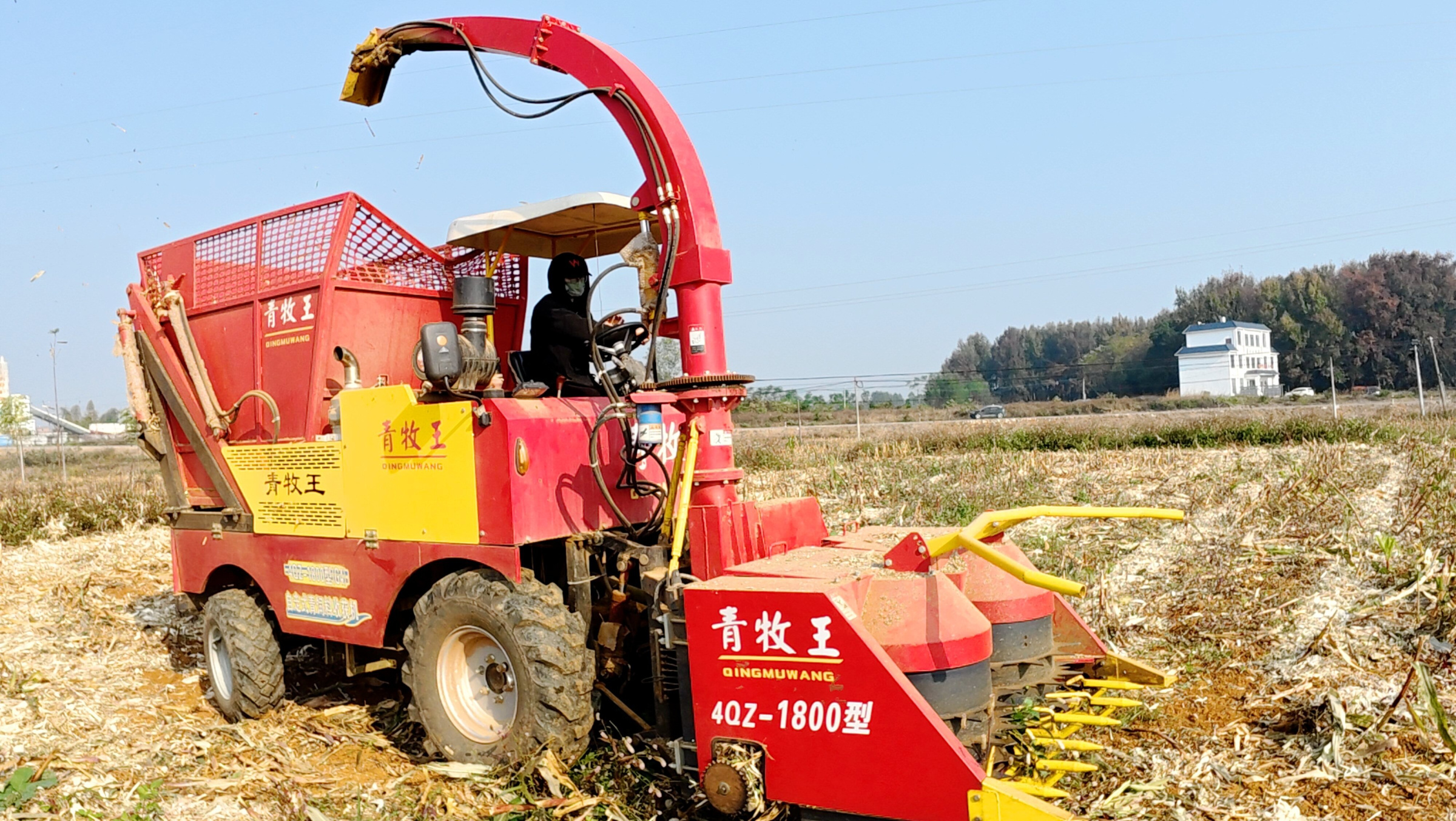 平桂区：秸秆粉碎还田   生态增收兼得