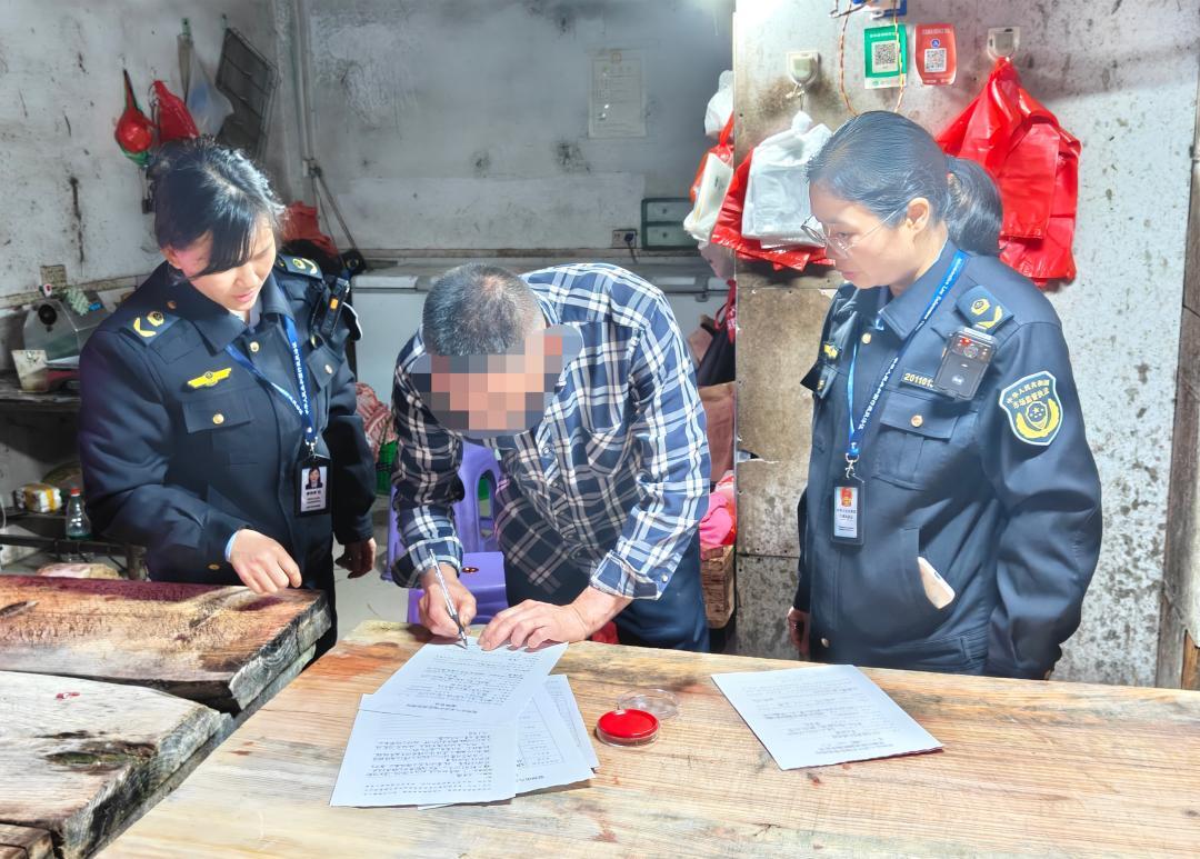 贺州市查处5起销售未经检疫生猪肉案 扣押超1吨未经检疫生猪肉